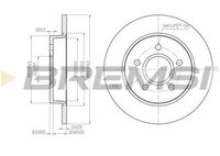 BREMSI CD7226S - Disco de freno