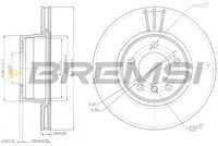 BREMSI CD7241V - Disco de freno