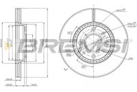 BREMSI CD7520V - Disco de freno