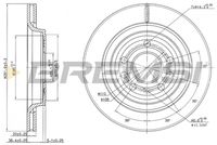 BREMSI CD7289V - Disco de freno