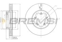 BREMSI CD7554V - Disco de freno