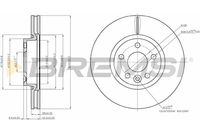 BREMSI CD7567V - Disco de freno