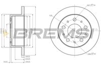 BREMSI CD7574S - Disco de freno