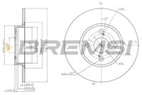 BREMSI CD7576S - Disco de freno