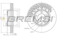 BREMSI CD7591VLS - Disco de freno