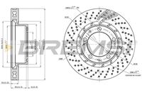 BREMSI CD7592VRD - Lado de montaje: Eje delantero, izquierda<br>Diámetro exterior [mm]: 304<br>Altura [mm]: 72<br>Tipo de disco de frenos: ventilado<br>Espesor de disco de frenos [mm]: 32<br>Espesor mínimo [mm]: 30<br>Número de orificios: 5<br>Diámetro de centrado [mm]: 103<br>Diámetro de orificio 2 [mm]: 15,5<br>Cantidad de agujeros de fijación: 4<br>Color: negro<br>Superficie: barnizado<br>Par apriete [Nm]: 13<br>Referencia artículo par: CD7592VRD<br>