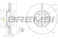 BREMSI CD7615V - Disco de freno