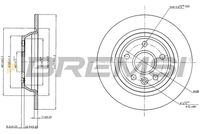 BREMSI CD7616S - Lado de montaje: Eje delantero<br>Diámetro exterior [mm]: 316<br>Altura [mm]: 52<br>Tipo de disco de frenos: ventilado<br>Espesor de disco de frenos [mm]: 28<br>Espesor mínimo [mm]: 26<br>Número de orificios: 5<br>Diámetro de centrado [mm]: 63,5<br>Par apriete [Nm]: 12<br>