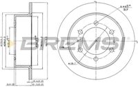 BREMSI CD7400S - Disco de freno