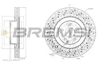 BREMSI CD7639V - Disco de freno