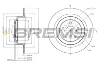 BREMSI CD7647S - Disco de freno