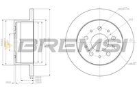 BREMSI CD7653S - Disco de freno