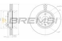 BREMSI CD7664V - Disco de freno