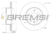 BREMSI CD7674S - Disco de freno