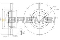 BREMSI CD7478V - Disco de freno