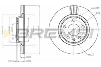 BREMSI CD7708V - Lado de montaje: Eje delantero<br>Diámetro exterior [mm]: 288<br>Espesor de disco de frenos [mm]: 25<br>Espesor mínimo [mm]: 23<br>Tipo de disco de frenos: ventilado<br>Número de orificios: 9<br>Par apriete [Nm]: 15<br>Color: negro<br>Superficie: barnizado<br>