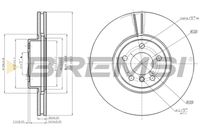 BREMSI CD7713V - Disco de freno