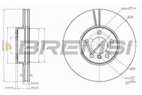 BREMSI CD7714V - Disco de freno