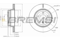 BREMSI CD7715V - Disco de freno