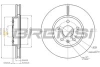 BREMSI CD7722V - Lado de montaje: Eje delantero<br>Diámetro exterior [mm]: 296<br>Altura [mm]: 51<br>Tipo de disco de frenos: ventilado<br>Espesor de disco de frenos [mm]: 30<br>Espesor mínimo [mm]: 28<br>Número de orificios: 5<br>Diámetro de centrado [mm]: 67,3<br>Artículo complementario / información complementaria 2: sin tornillos<br>Par apriete [Nm]: 12<br>Superficie: barnizado<br>Color: negro<br>