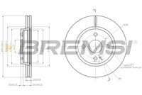 BREMSI CD7738V - Disco de freno