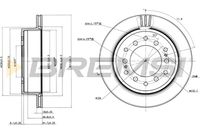 BREMSI CD7743V - Disco de freno