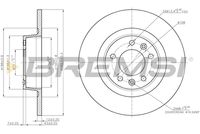 BREMSI CD7744S - Disco de freno