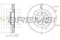 BREMSI CD7745V - Disco de freno