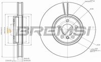 BREMSI CD7746V - Disco de freno