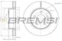 BREMSI CD7759V - Disco de freno