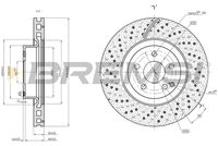 BREMSI CD7769V - Disco de freno