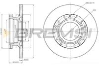 BREMSI CD7573S - Disco de freno