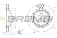 BREMSI CD7771V - Disco de freno