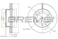 BREMSI CD7783V - Disco de freno