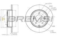 BREMSI CD7787S - Disco de freno