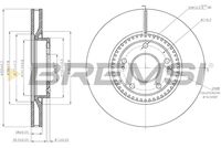 BREMSI CD7795V - Disco de freno