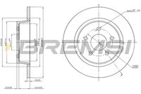 BREMSI CD8058S - Lado de montaje: Eje delantero<br>Diámetro exterior [mm]: 300<br>Espesor de disco de frenos [mm]: 25<br>Espesor mínimo [mm]: 22<br>Tipo de disco de frenos: ventilado<br>Número de orificios: 5<br>Par apriete [Nm]: 12<br>Color: negro<br>Superficie: barnizado<br>