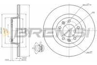 BREMSI CD7602S - Disco de freno