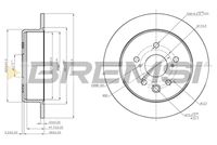 BREMSI CD7815S - Disco de freno