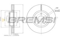 BREMSI CD7835V - Disco de freno