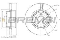 BREMSI CD7841V - Disco de freno