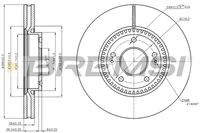 BREMSI CD7630V - Disco de freno