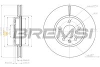 BREMSI CD7870V - Disco de freno