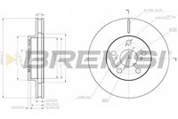 BREMSI CD7882V - Disco de freno