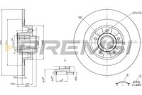 BREMSI CD7654S - Disco de freno