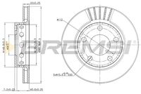 BREMSI CD7887V - Disco de freno