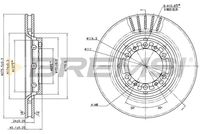 BREMSI CD7892V - Disco de freno