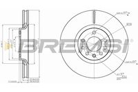 BREMSI CD7904V - Disco de freno