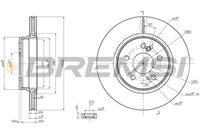 BREMSI CD7907V - Disco de freno