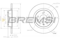 BREMSI CD7943S - Disco de freno